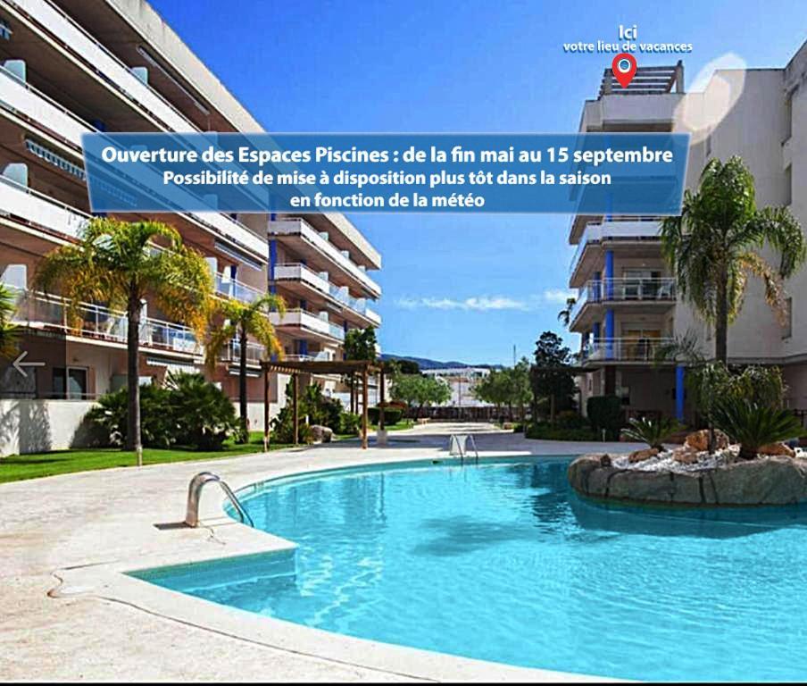 Superbe Appartement Avec Solarium Et Piscine Communautaire Roses Eksteriør bilde